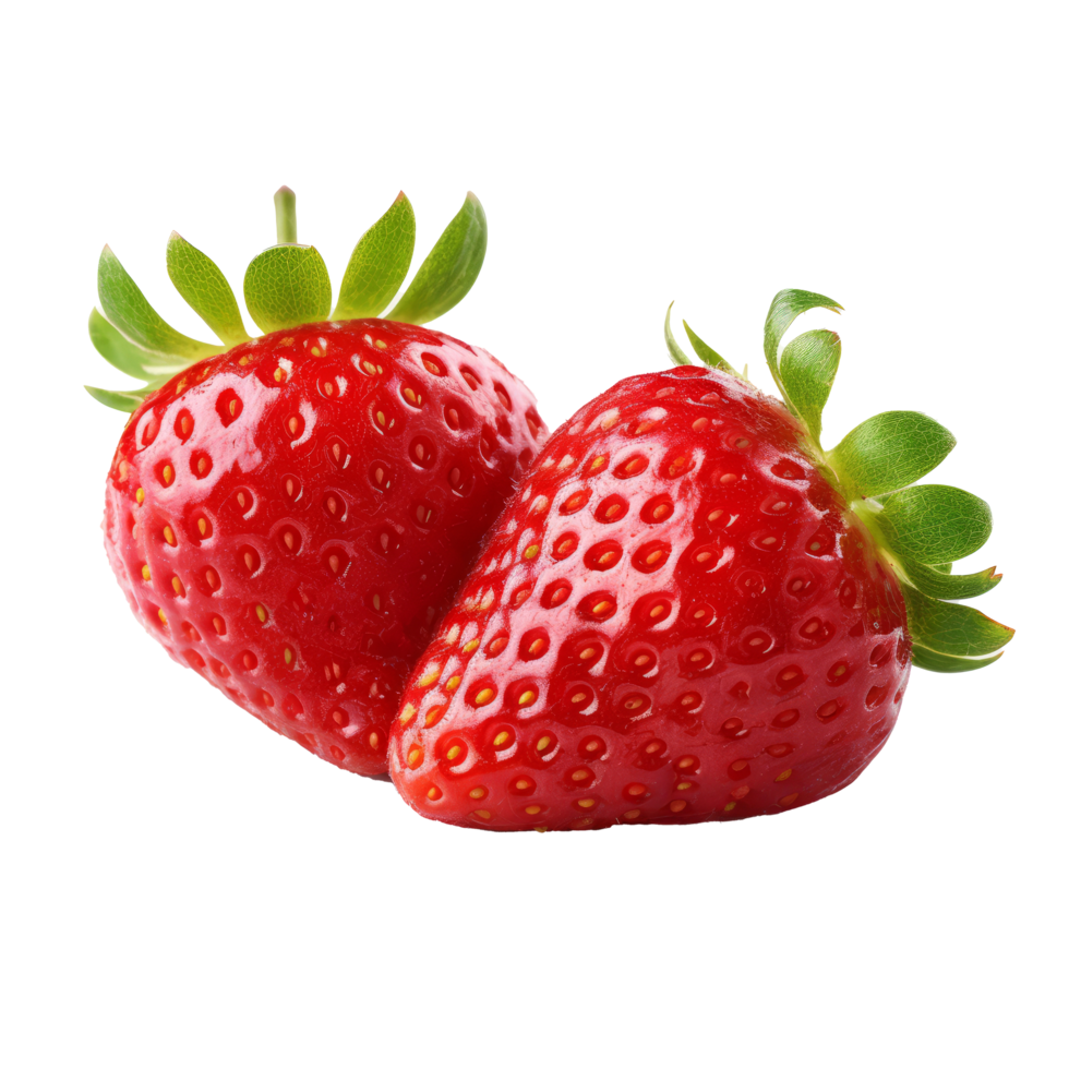 des fraises isolé. illustration ai génératif png
