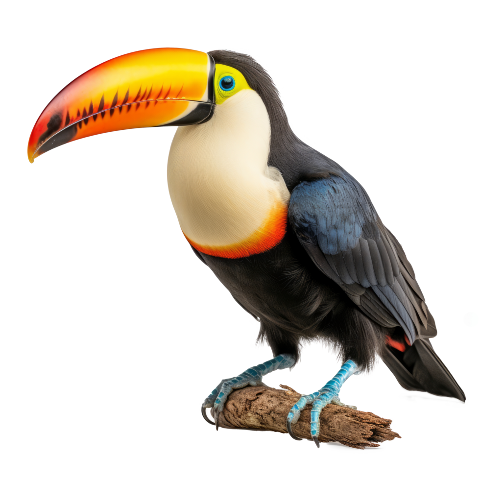 tucano uccello isolato. illustrazione ai generativo png