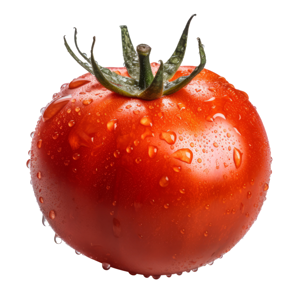 vermelho tomate. ilustração ai generativo png