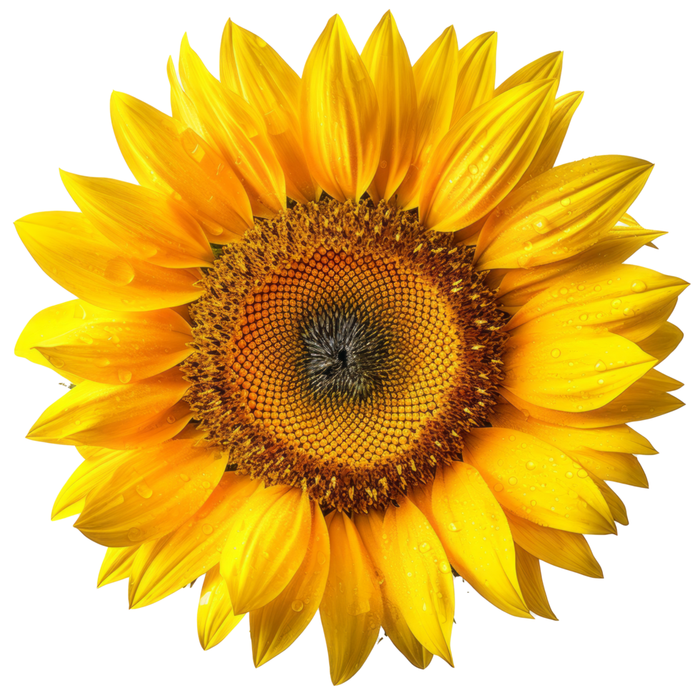 Sunflower isolated. Illustration png