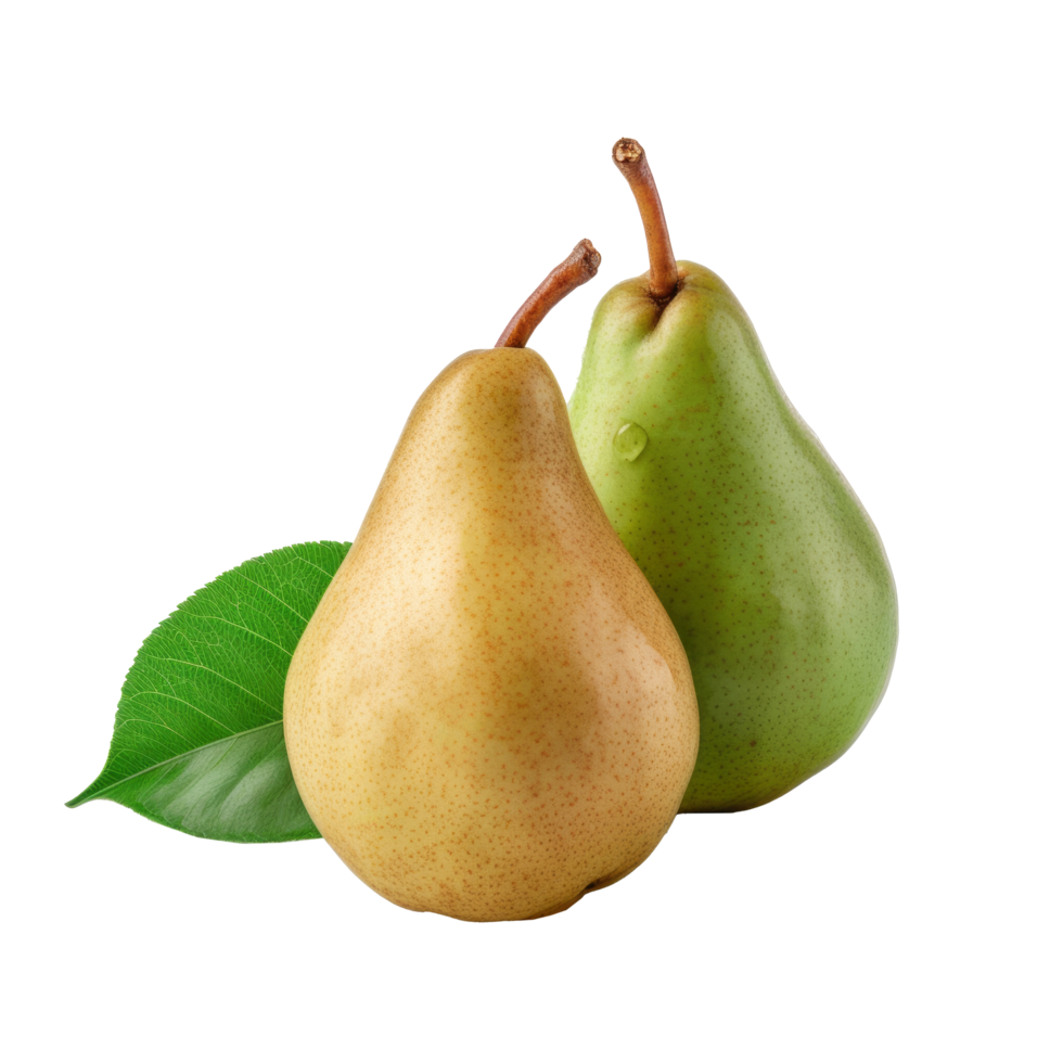 groen Peer geïsoleerd. illustratie ai generatief png