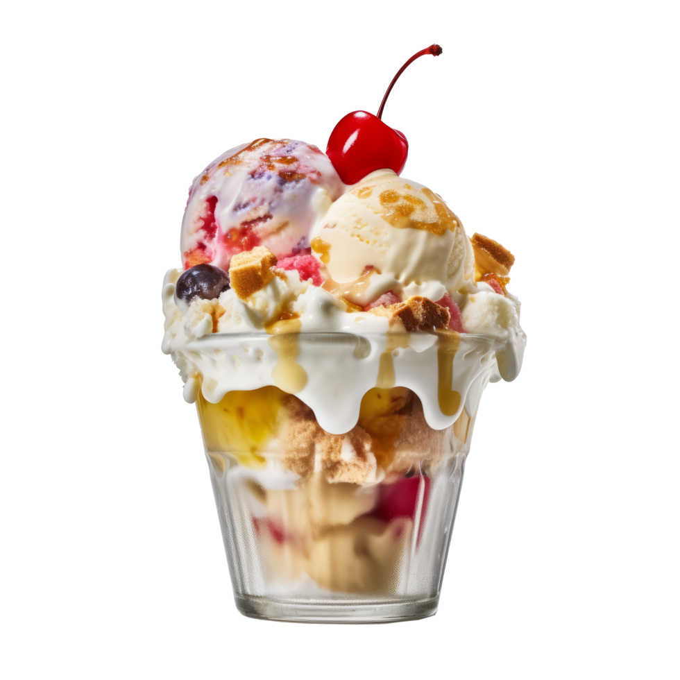 Sweet ice cream. Illustration png