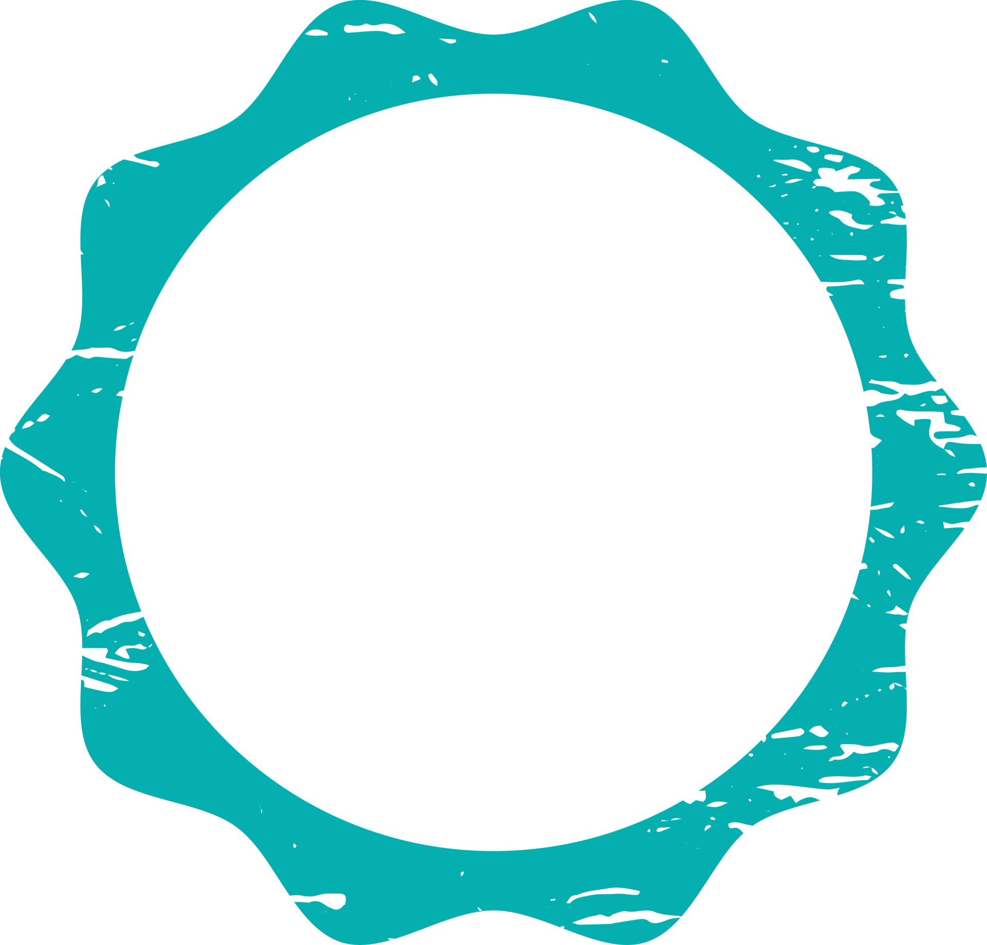 Distressed grunge circle stamp in blue 23742425 PNG