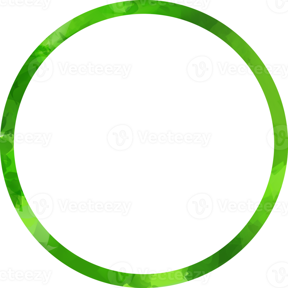Distressed grunge rectangle button stamp in green png