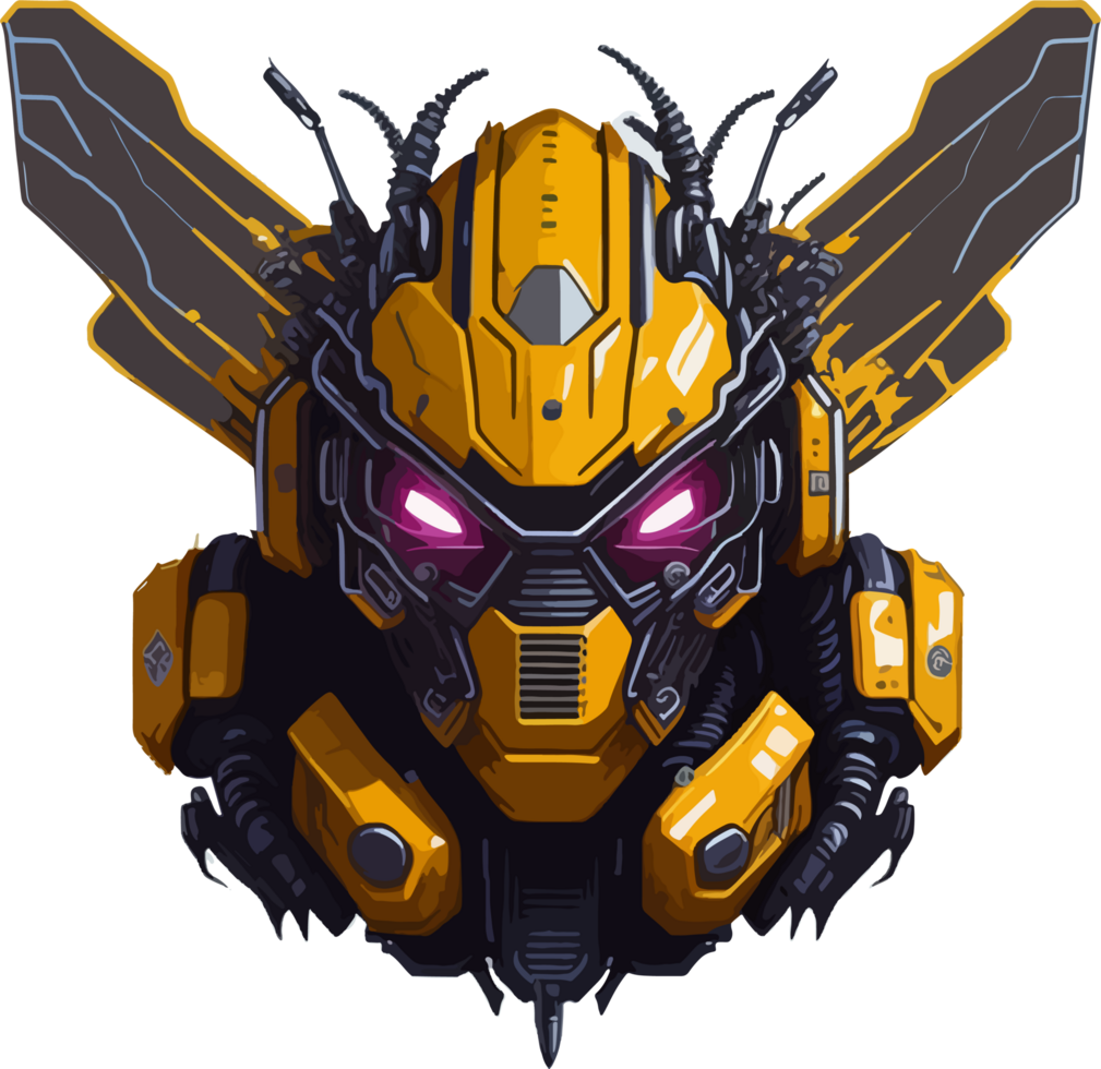 Robot Mascot Design with png