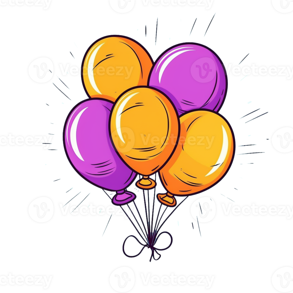 Birthday Balloon, Party balloon, Balloon decoration Colorful Happyness png