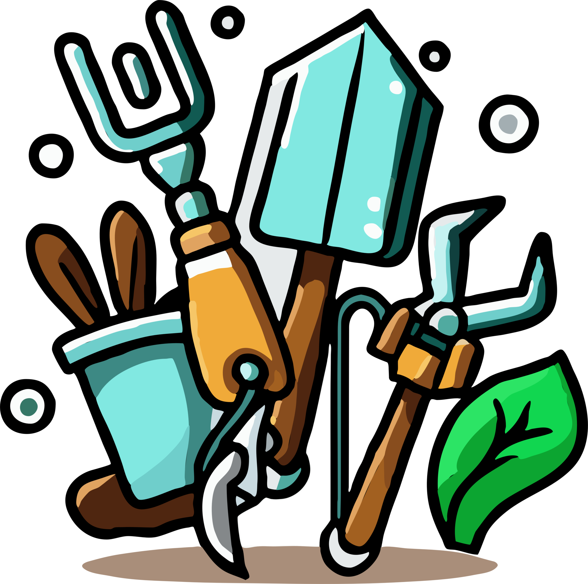 garden shovel clip art