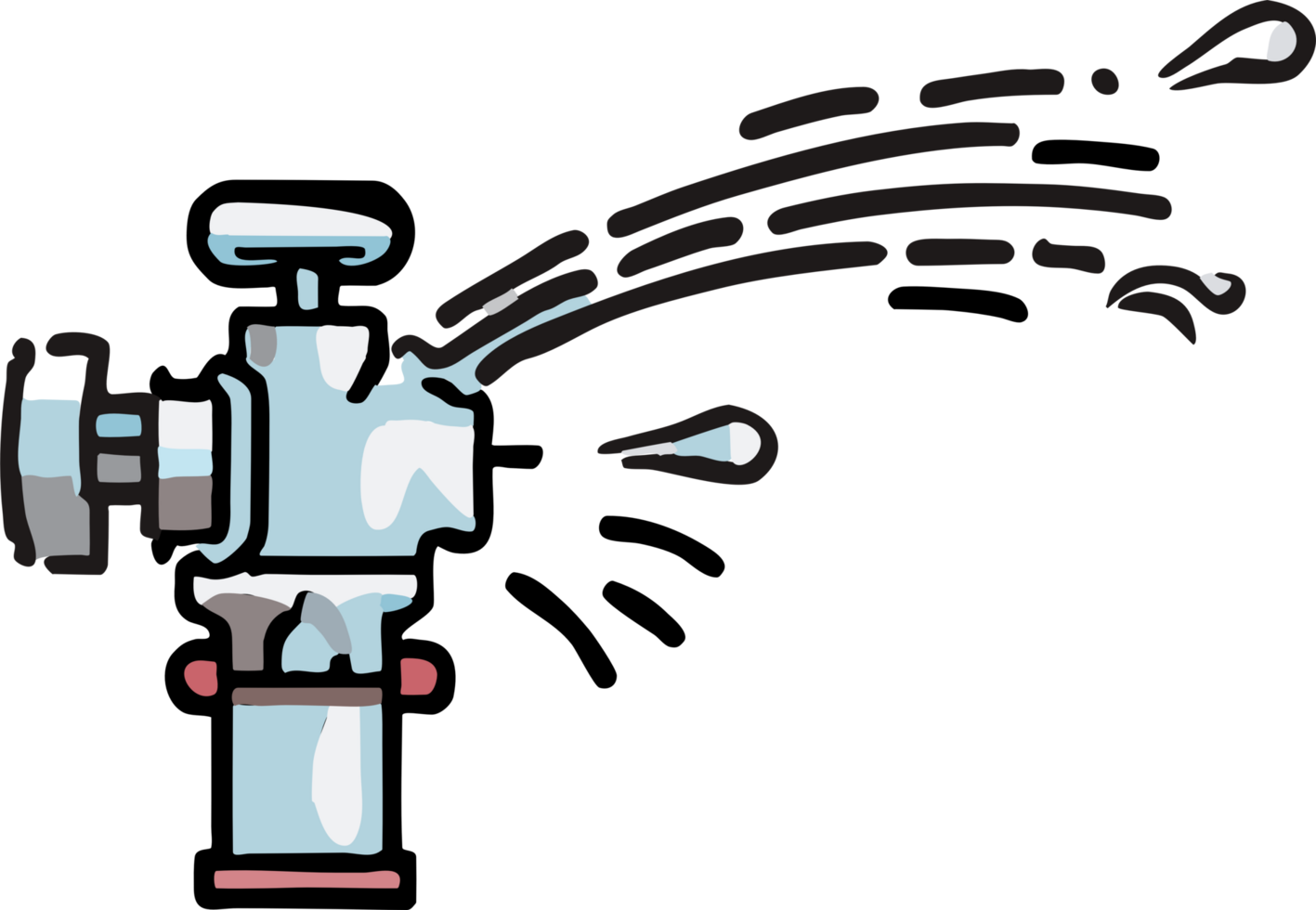 Sprinkler png graphic clipart design