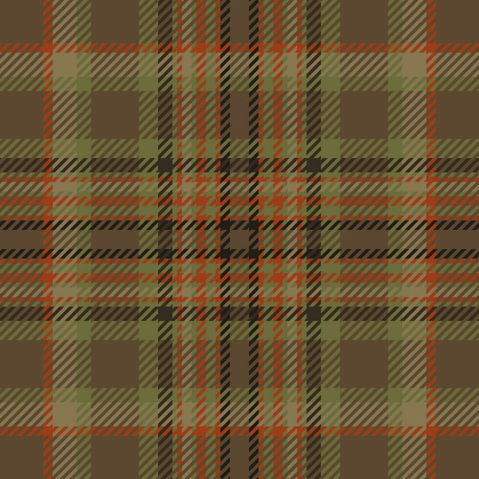 Plaid check pattern. Seamless fabric texture. Tartan textile print. vector