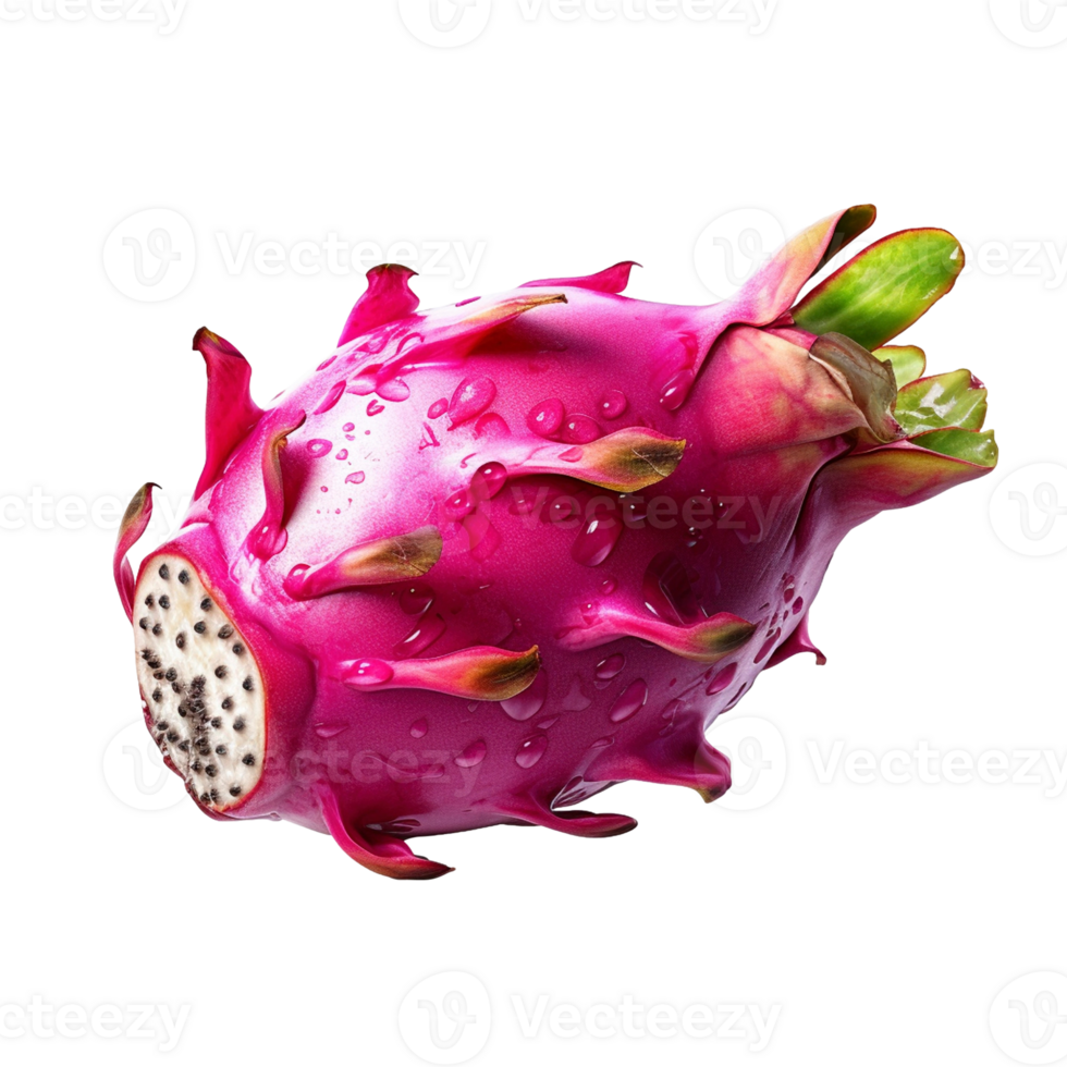 Pitaya isolated on transparent background, created with png