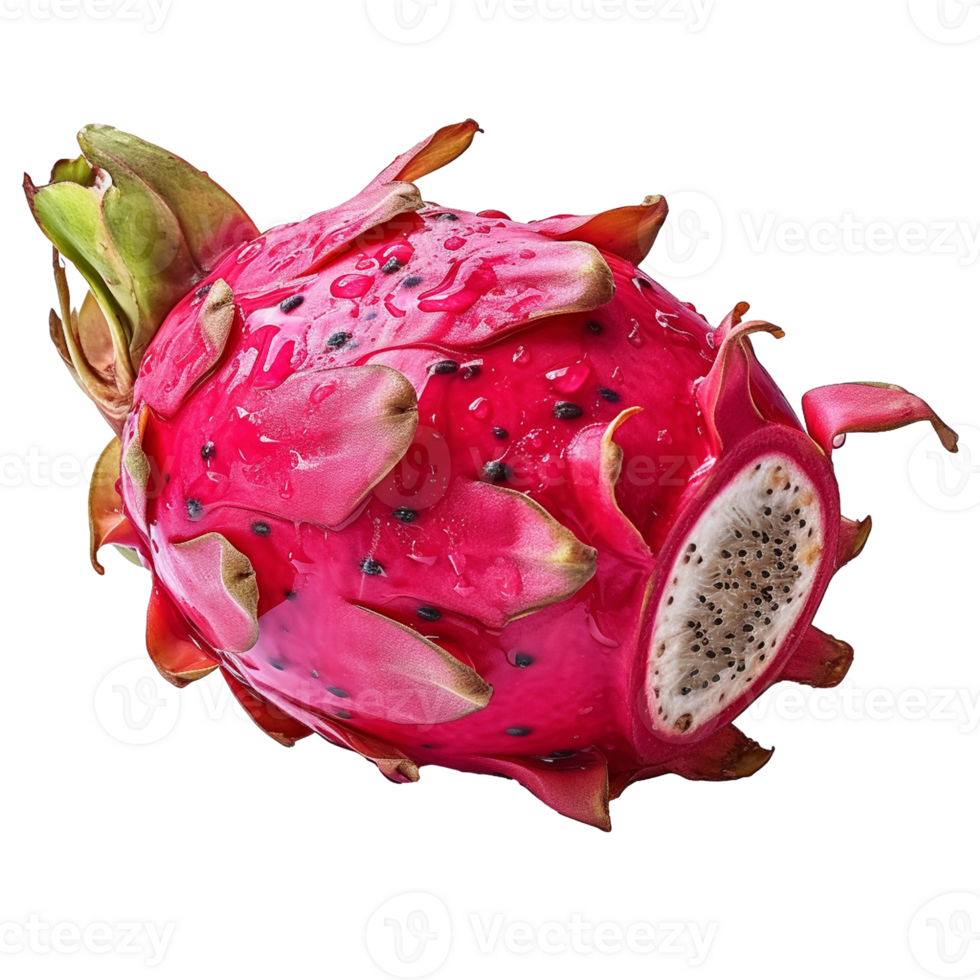 Pitaya isolated on transparent background, created with png