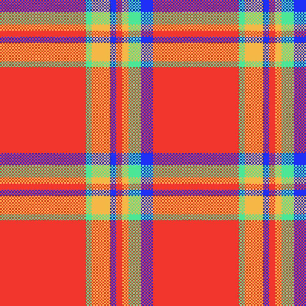 Pattern textile texture. Vector check tartan. Fabric seamless plaid background.