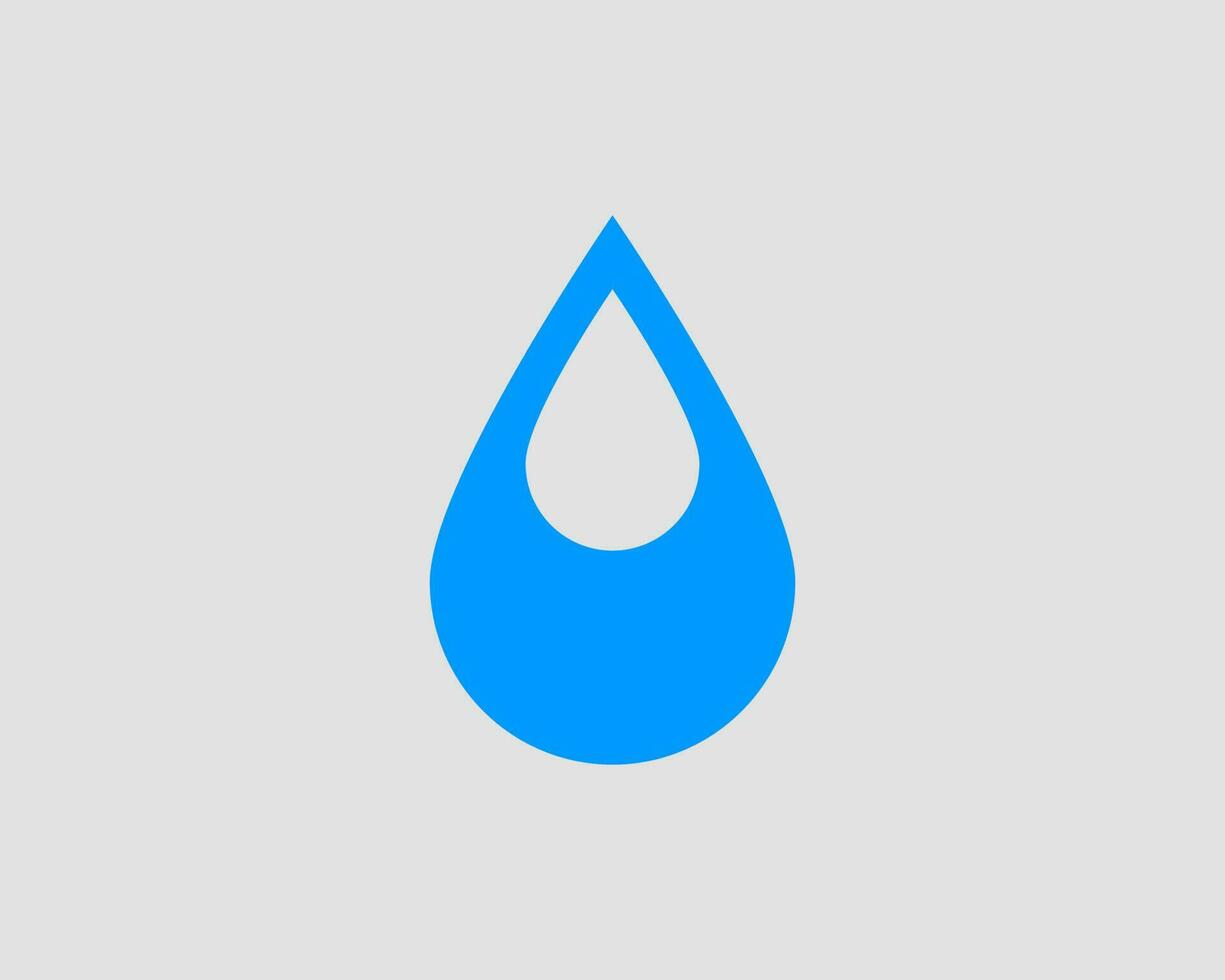 gota agua icono vector aislado elemento de diseño