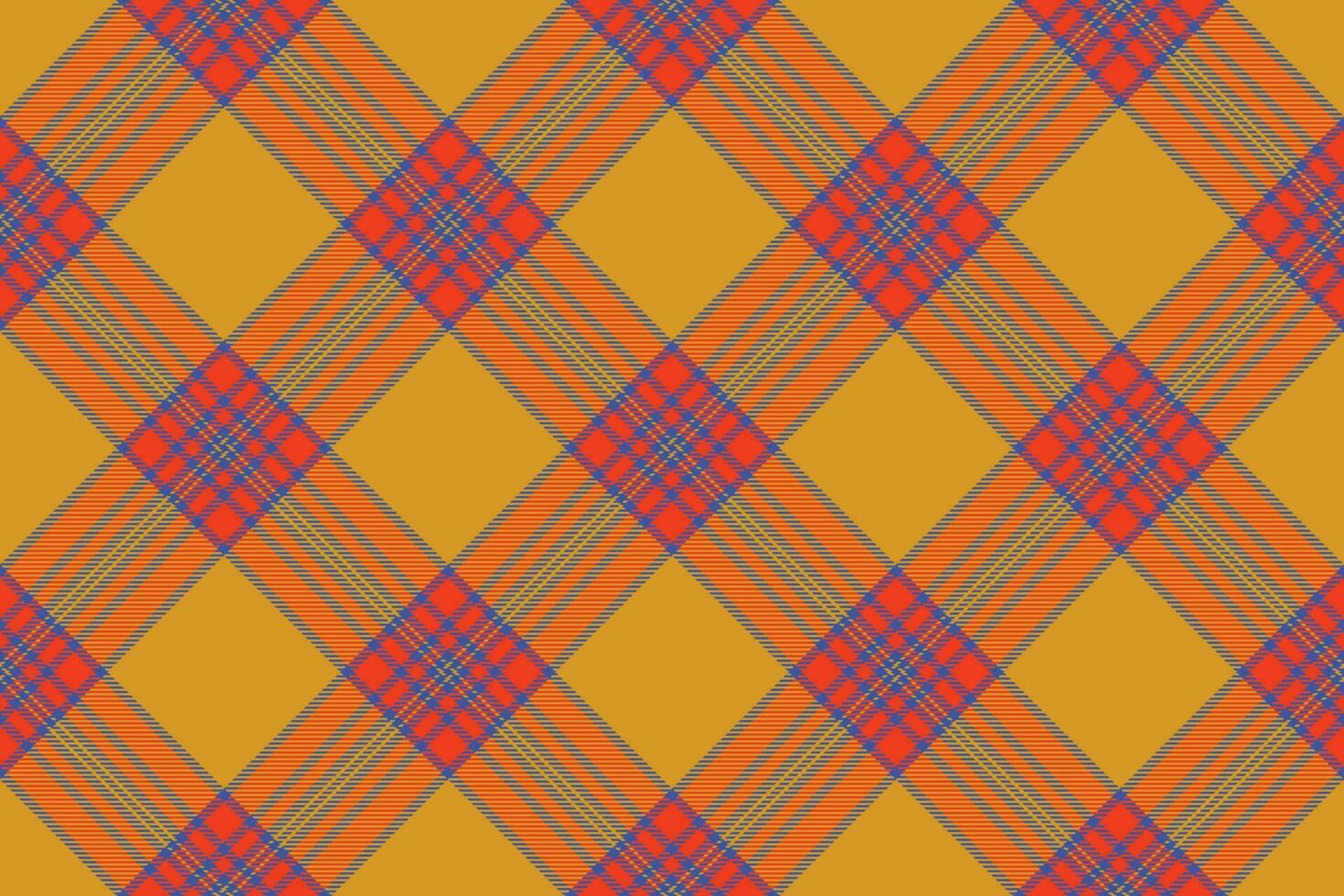 Tartan plaid background, diagonal check seamless pattern. Vector fabric texture for textile print, wrapping paper, gift card, wallpaper.