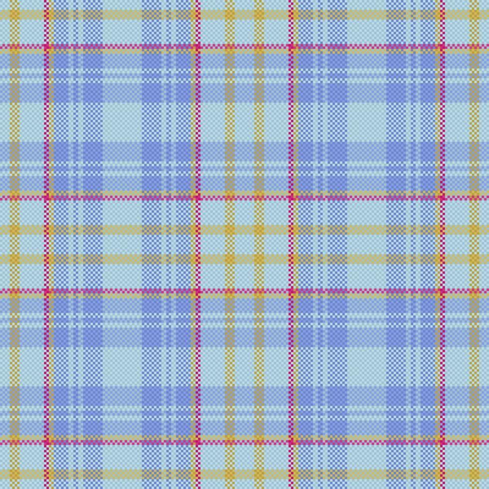 Background texture seamless. Vector check tartan. Textile fabric pattern plaid.