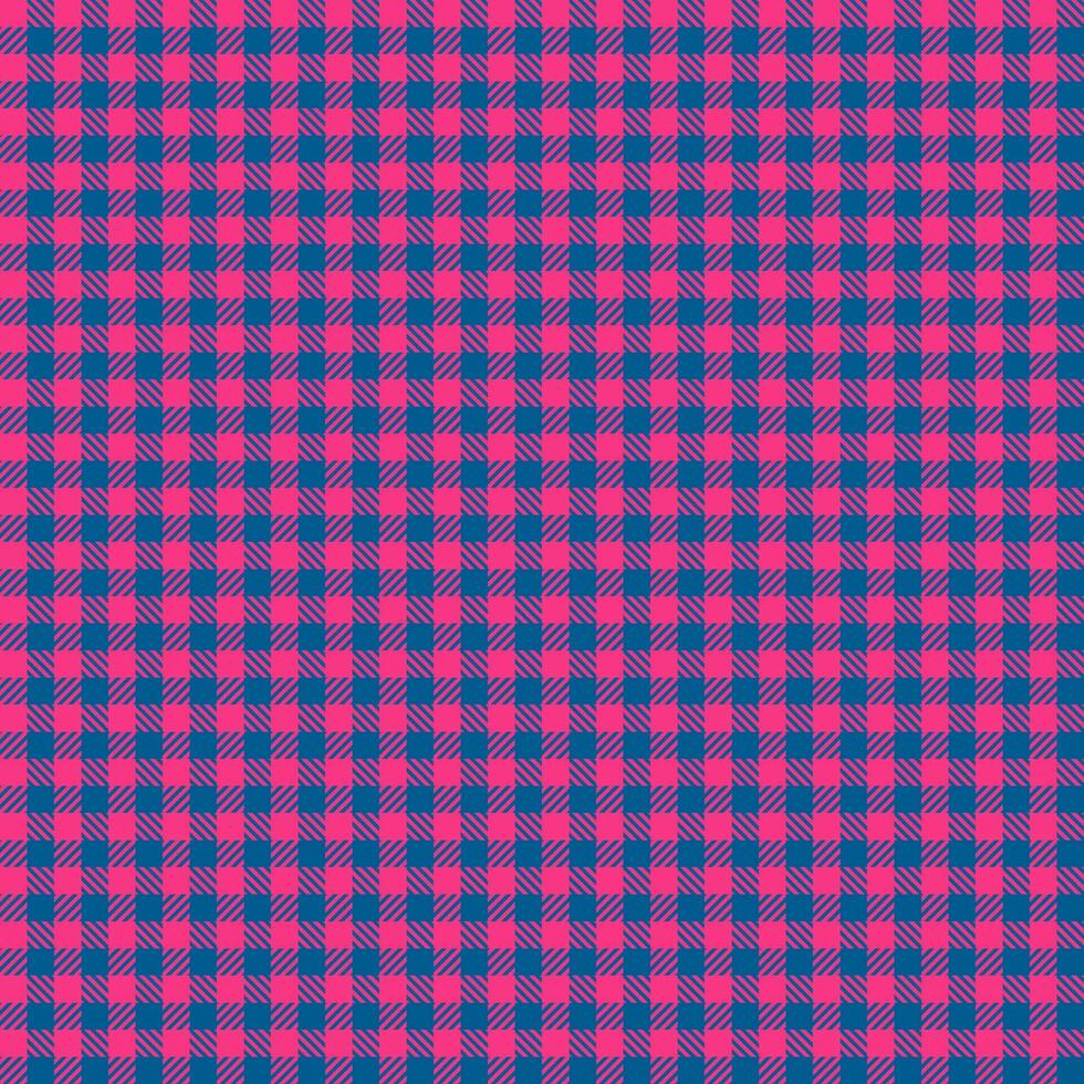 Plaid check pattern. Seamless fabric texture. Tartan textile print. vector