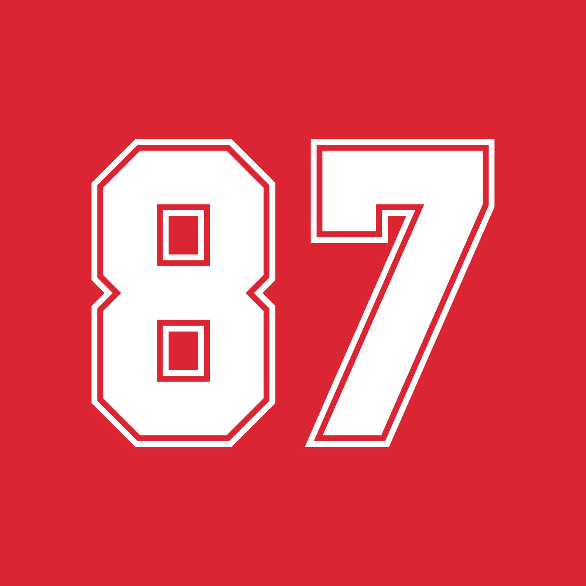 Basketball and Baseball Sport Numbers 87 23744231 Vector Art at Vecteezy Basketball and Baseball Sport Numbers 87 23744231 Vector Art at Vecteezy
