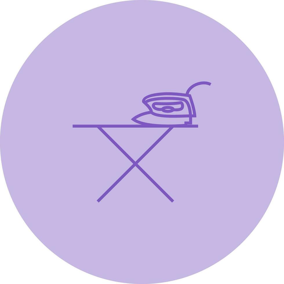 Iron Stand Vector Icon