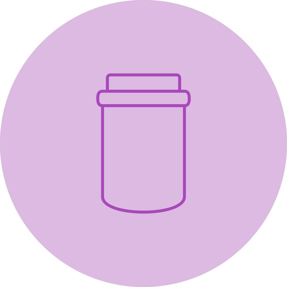 Jam Bottle Vector Icon