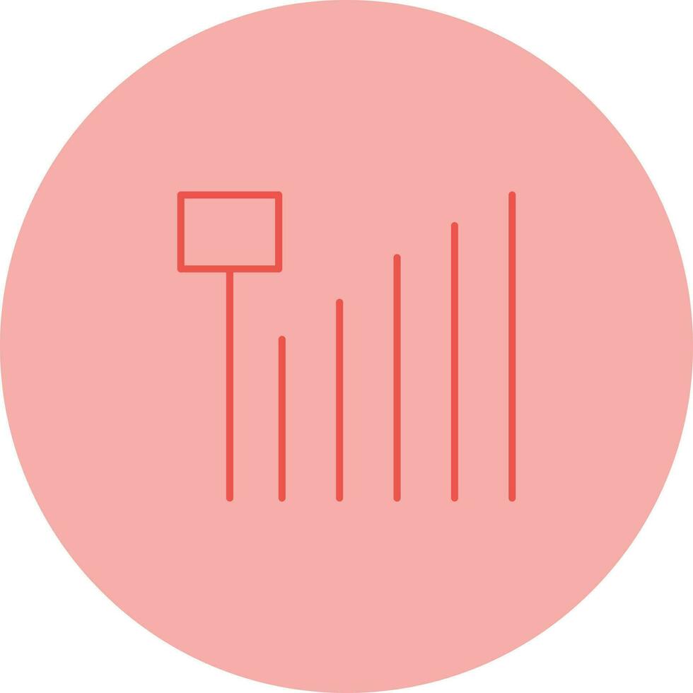 Mobile Signal Strength Vector Icon
