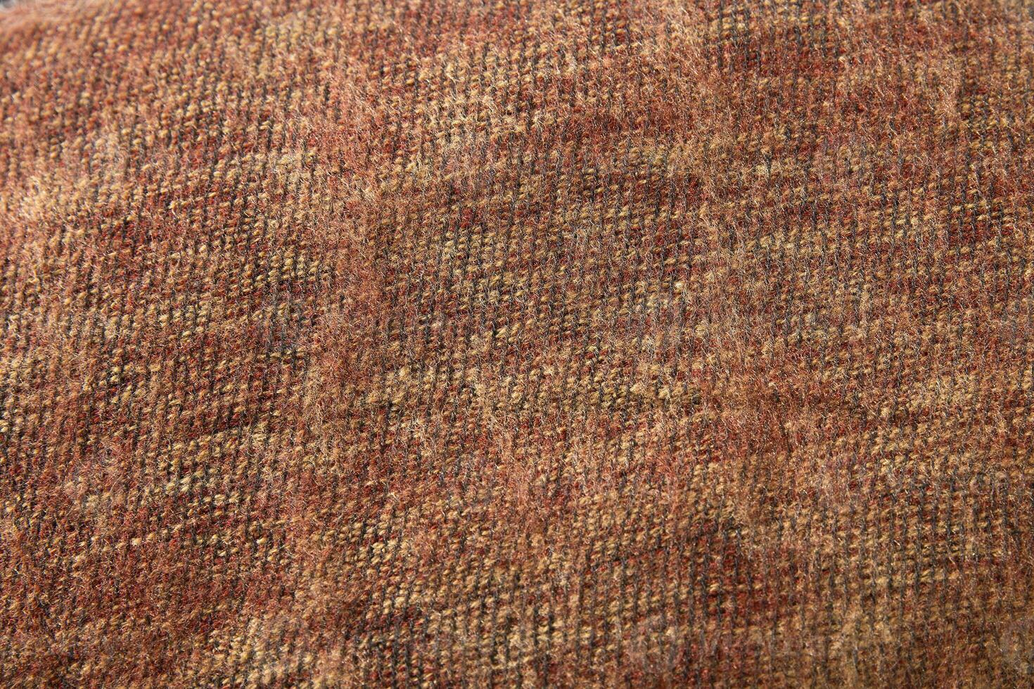 Brown wool fabric texture photo