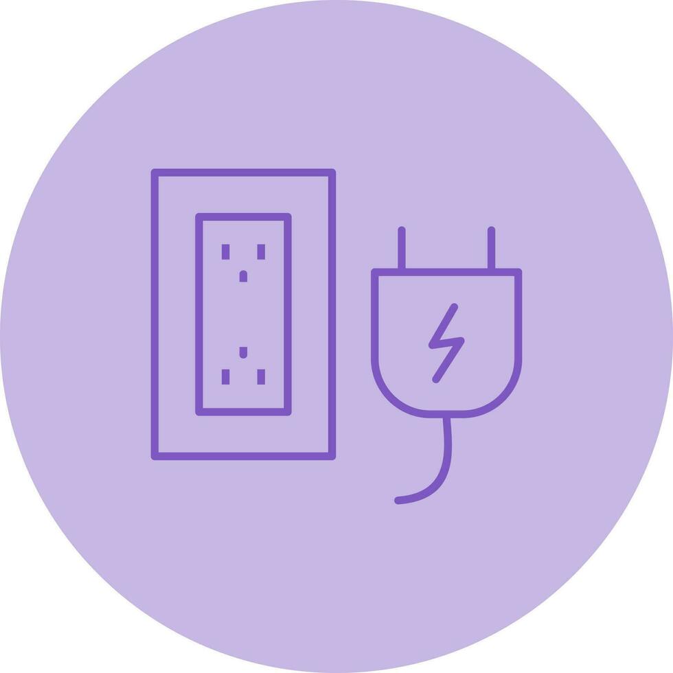 Plug and Socket Vector Icon