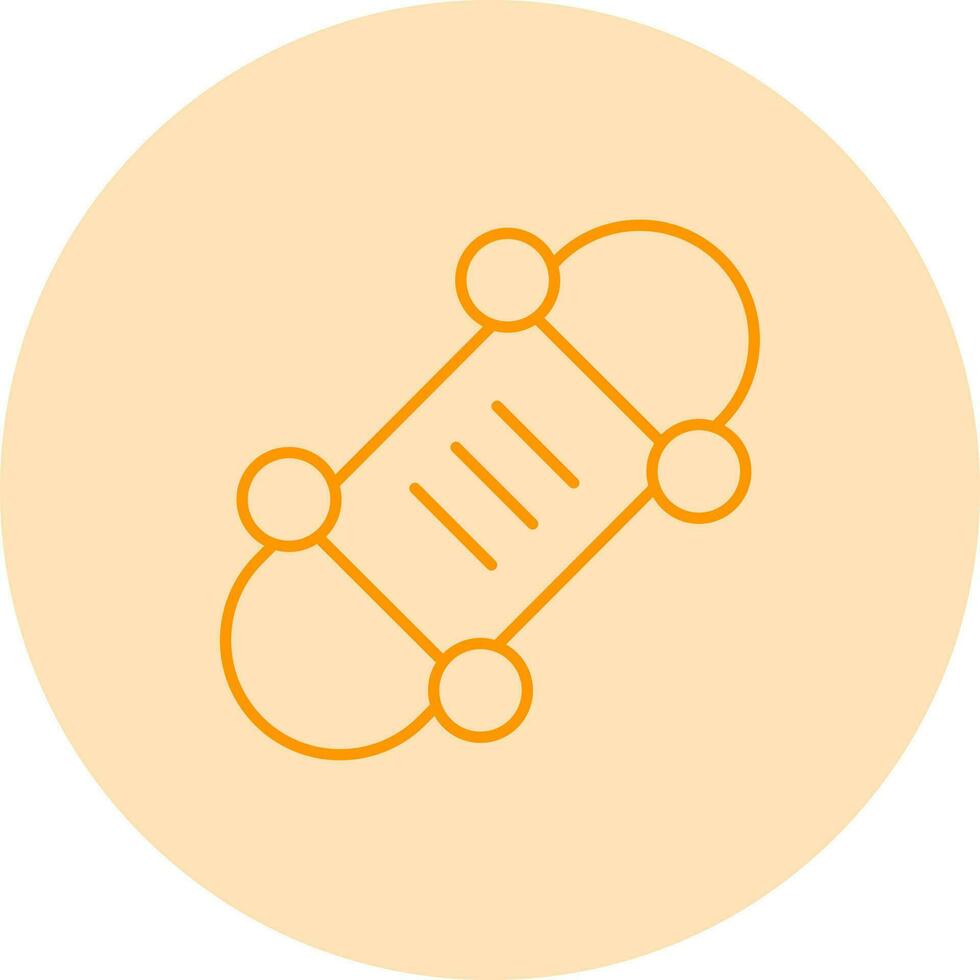 Skateboard Vector Icon