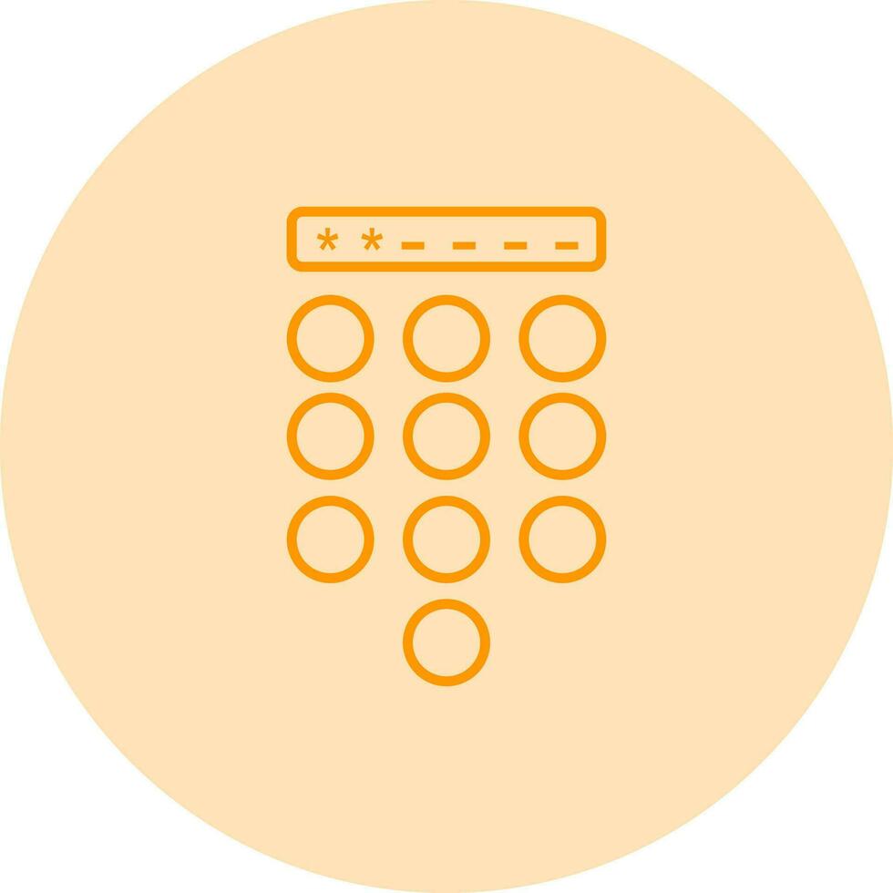 Passcode Lock Vector Icon 23745962 Vector Art at Vecteezy