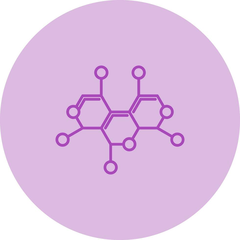 Molecule Structure Vector Icon