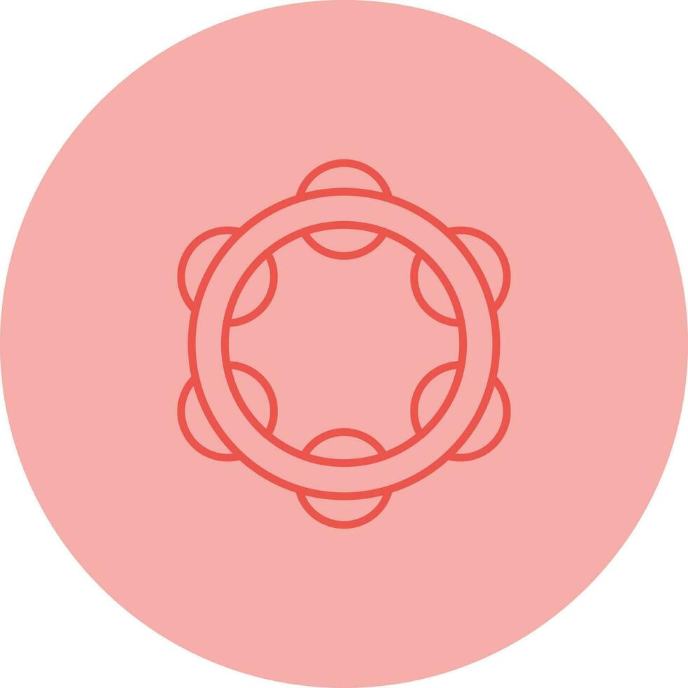 Tambourine Vector Icon