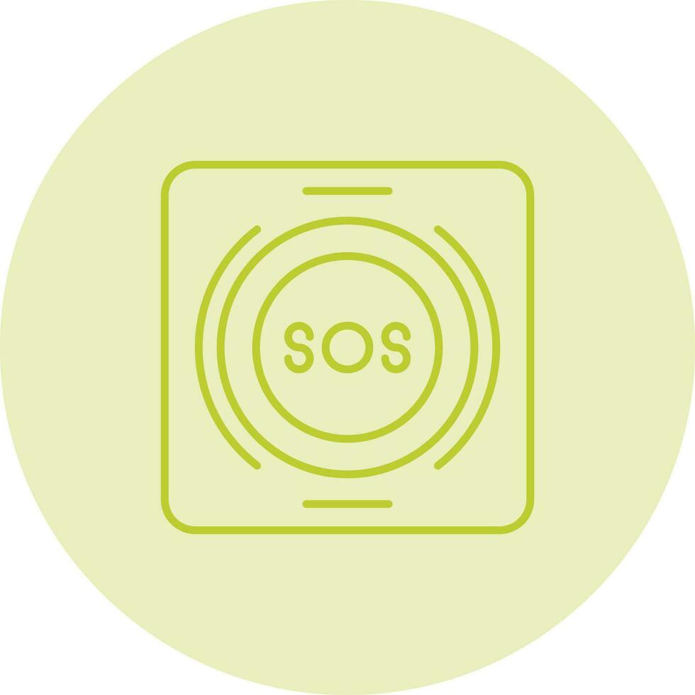 Emergency Button Vector Icon