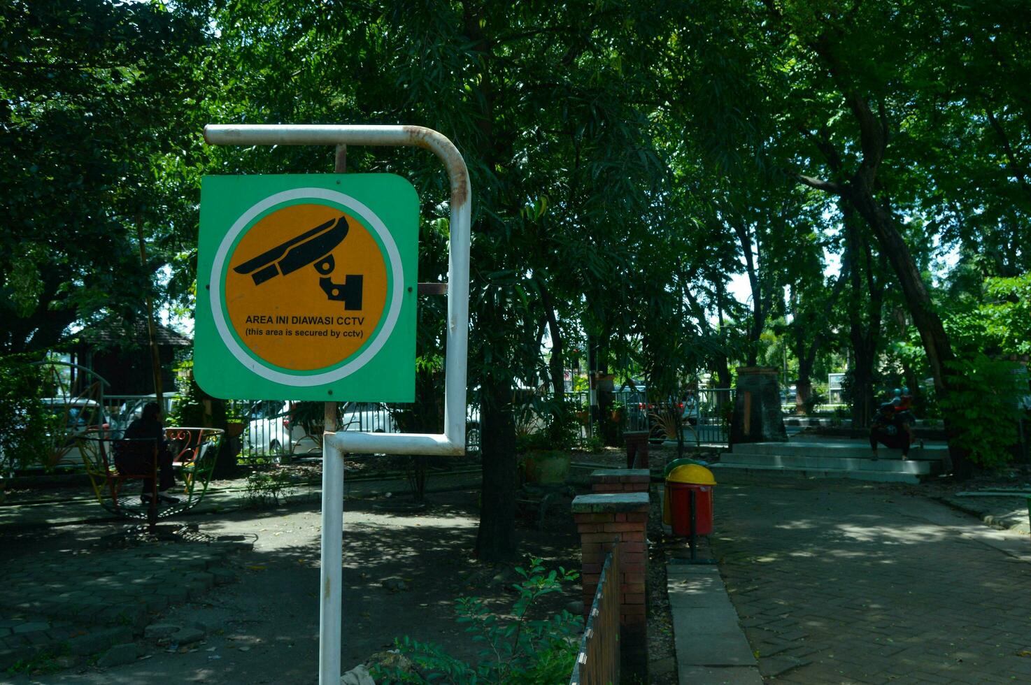 signs for areas that are monitored by cctv photo