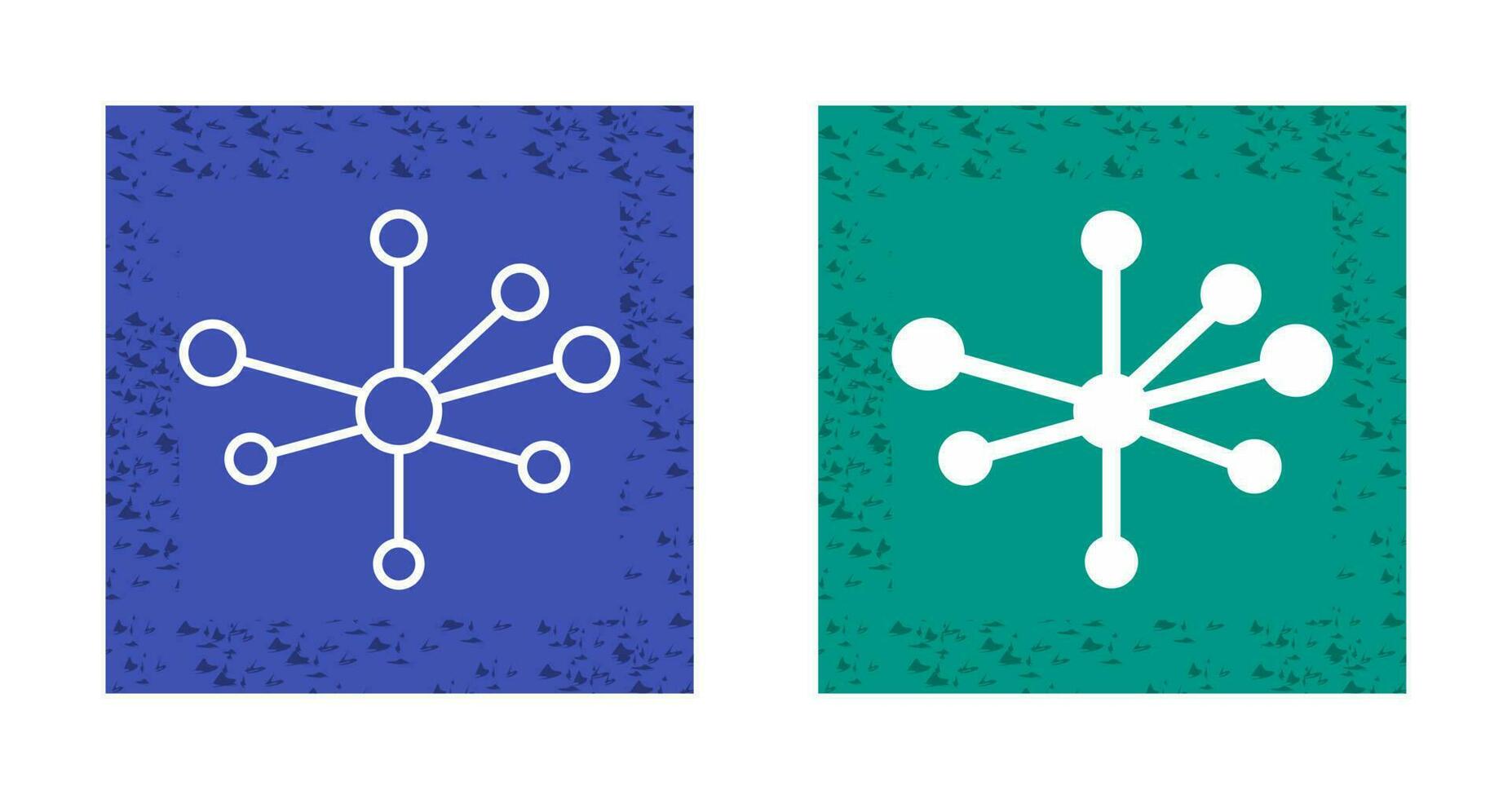 Molecular Structure Vector Icon