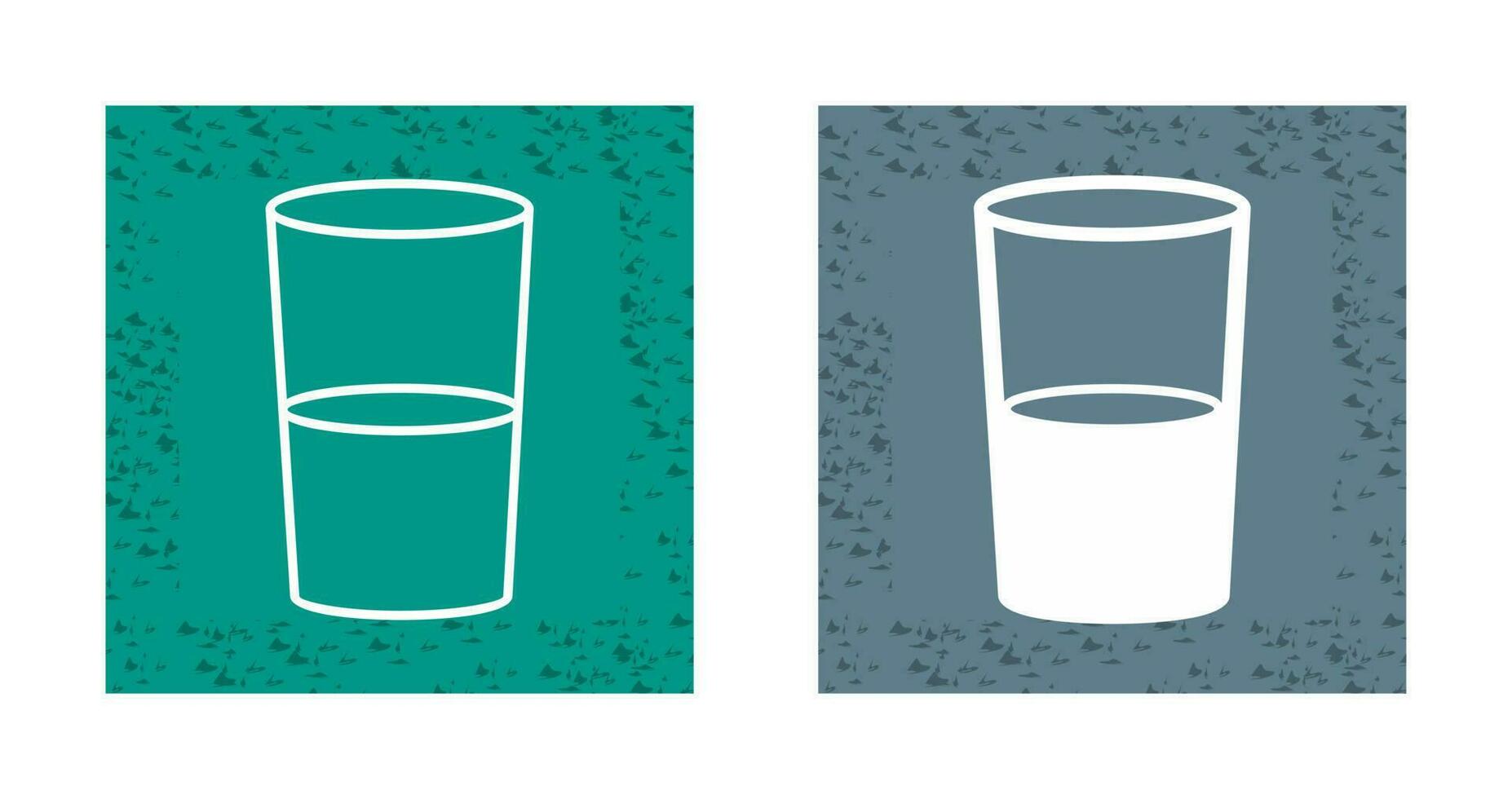 icono de vector de vasos de agua