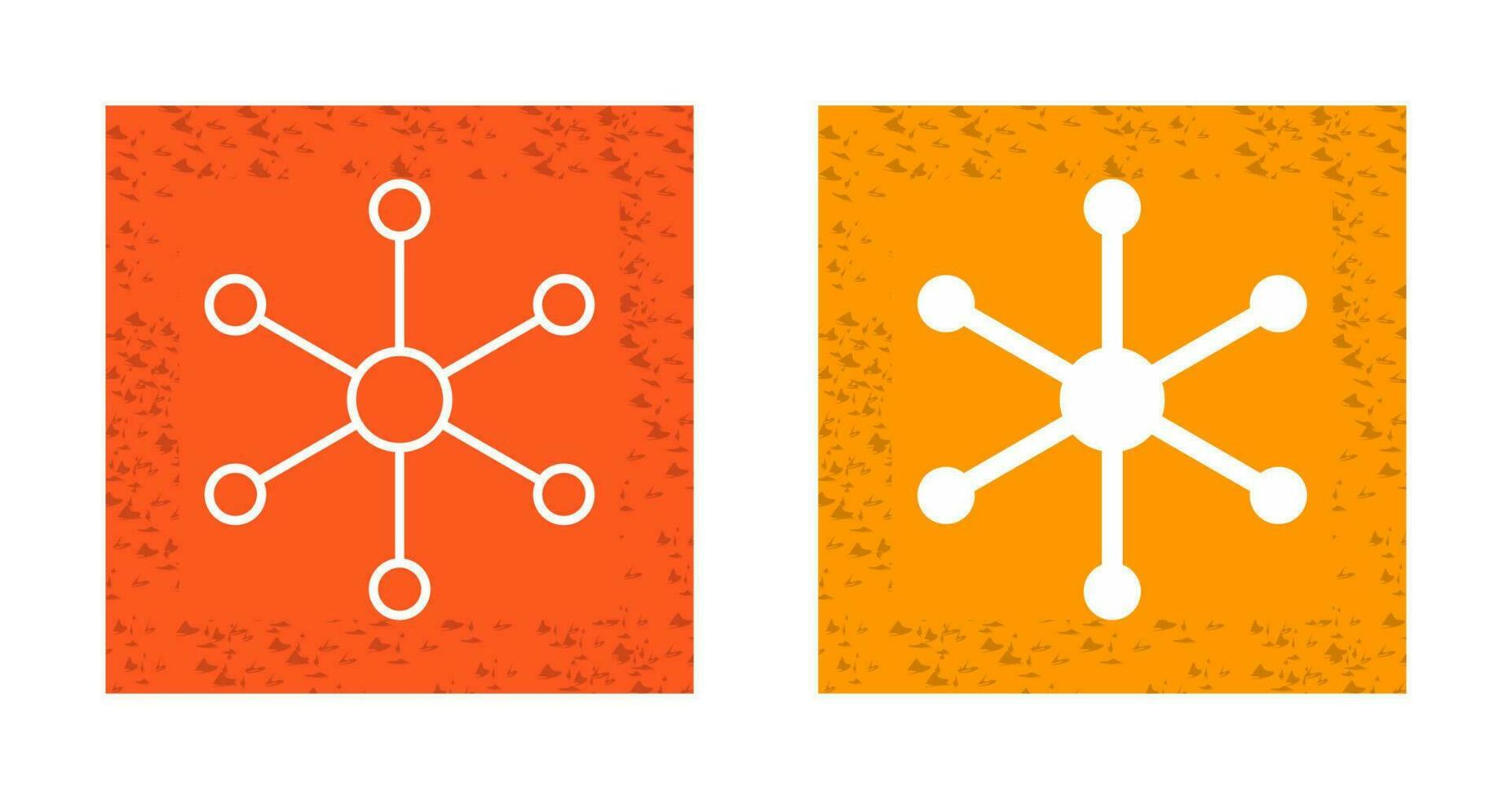 Molecular Structure Vector Icon