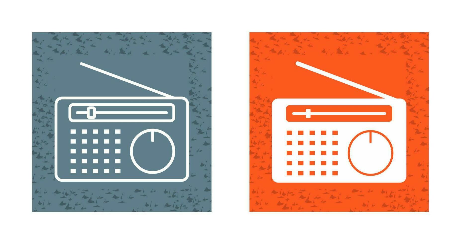 icono de vector de radio