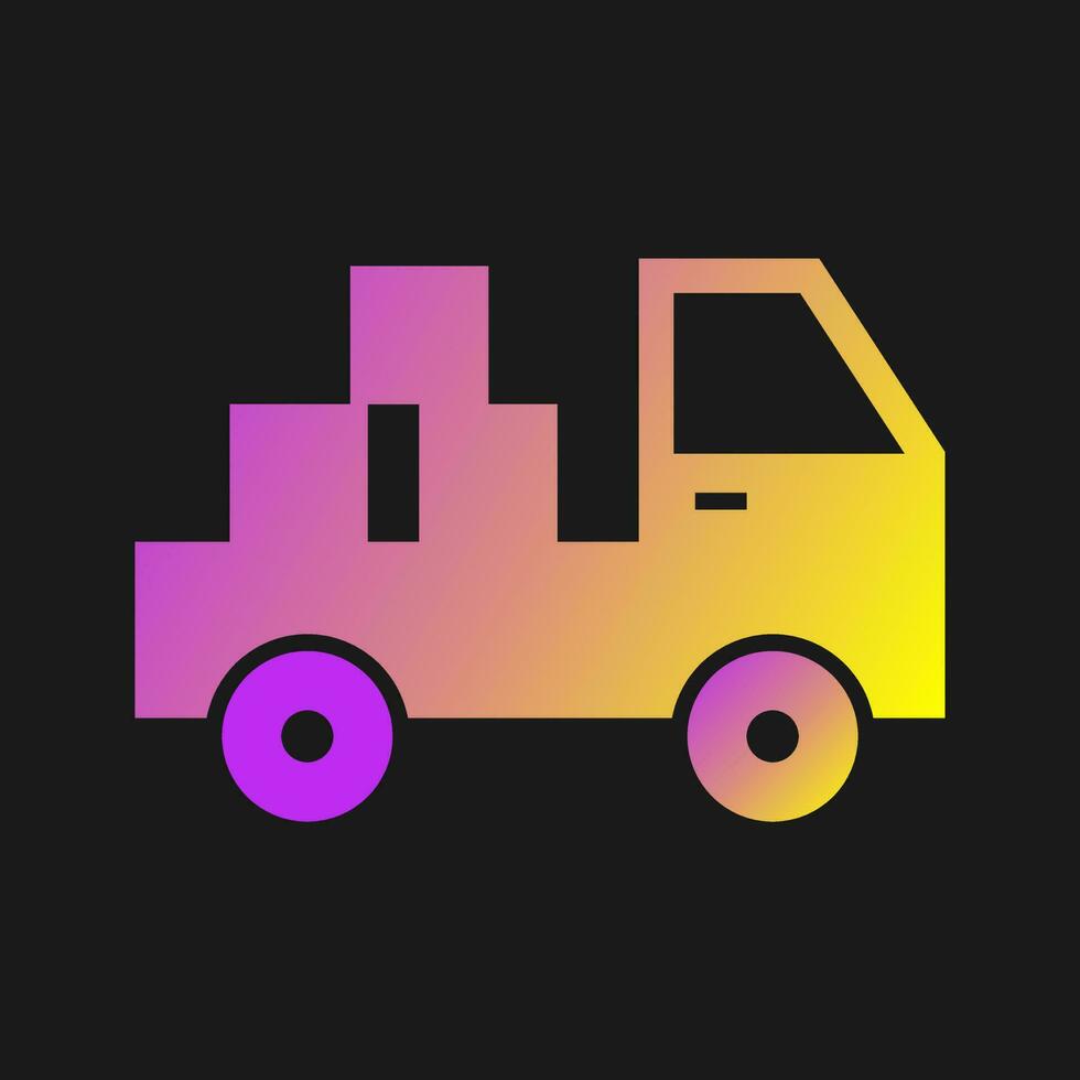 Pickup Truck Vector Icon