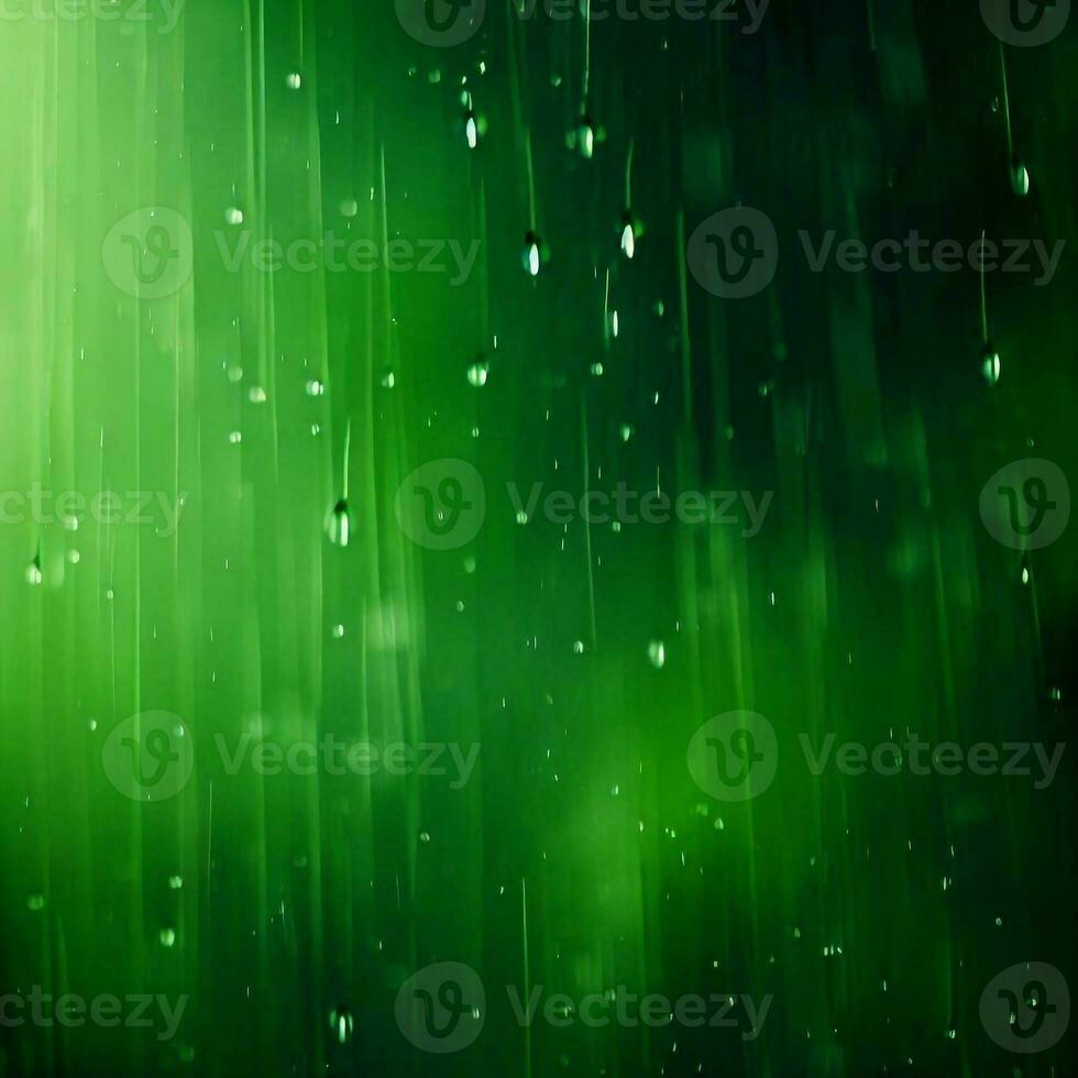 Green background desktop wallpaper with raindrops photo