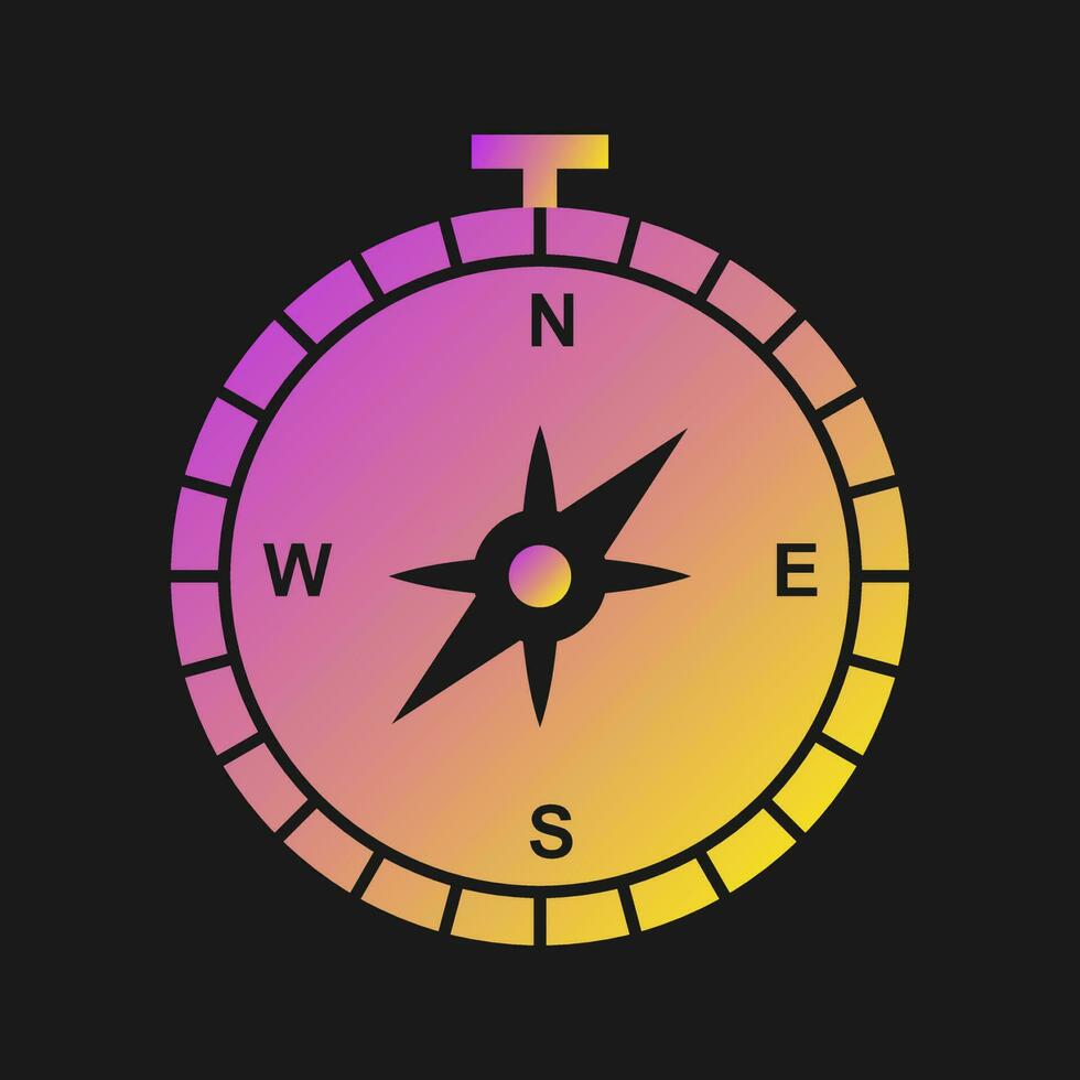 Compass Vector Icon