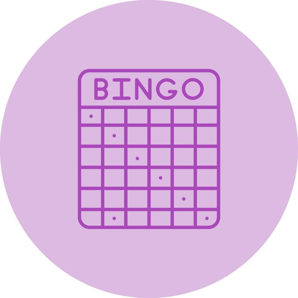 Bingo Vector Icon