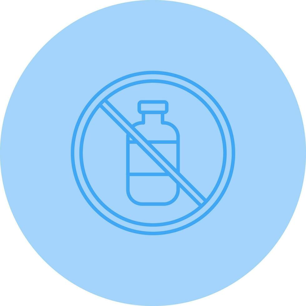 No Liquids Vector Icon