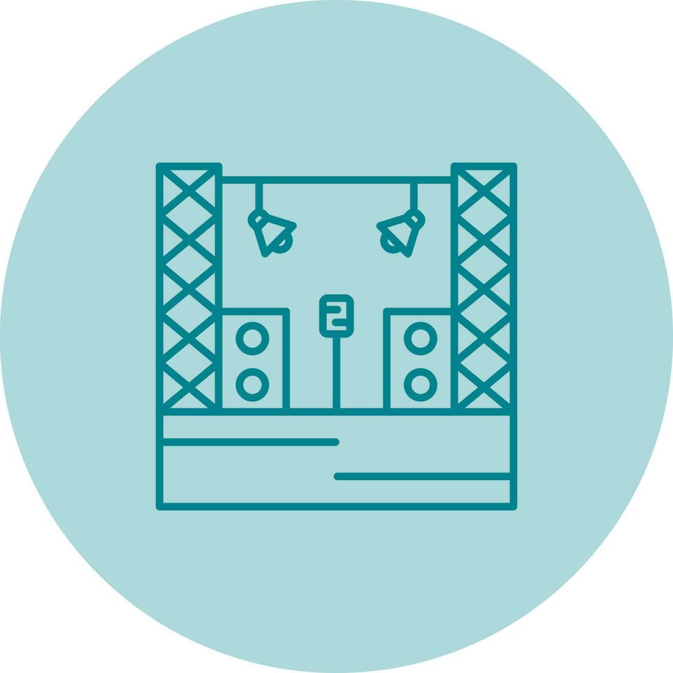 Stage Vector Icon