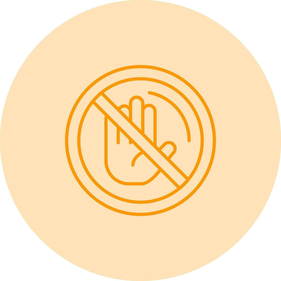 No Passing Vector Icon