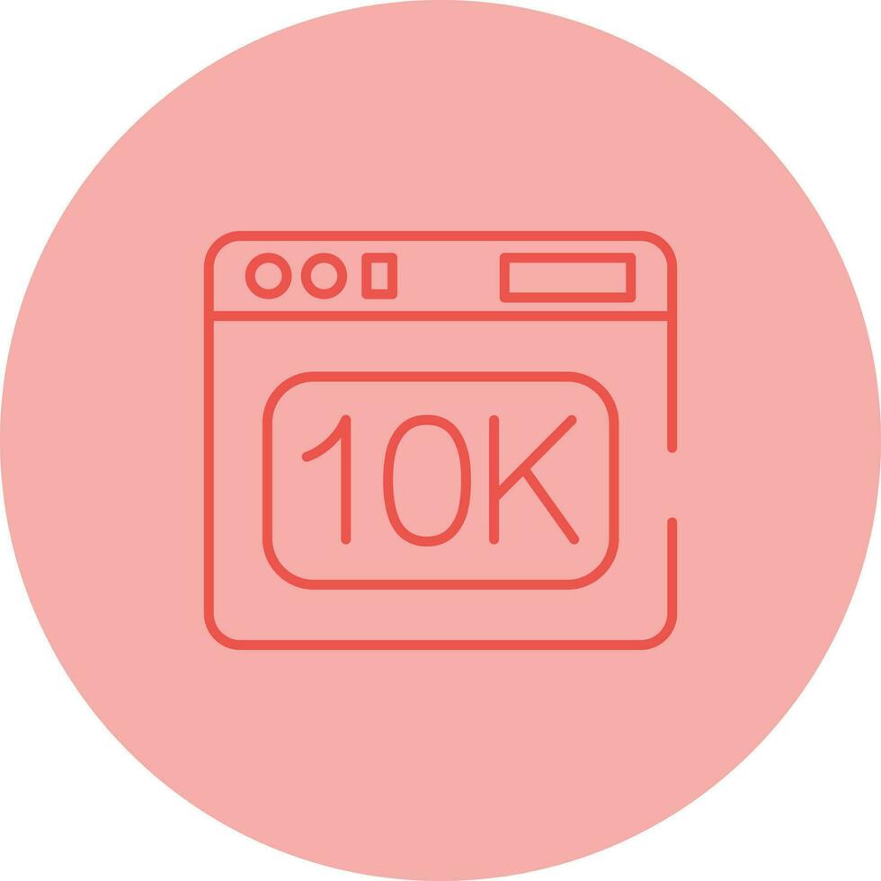10k Vector Icon