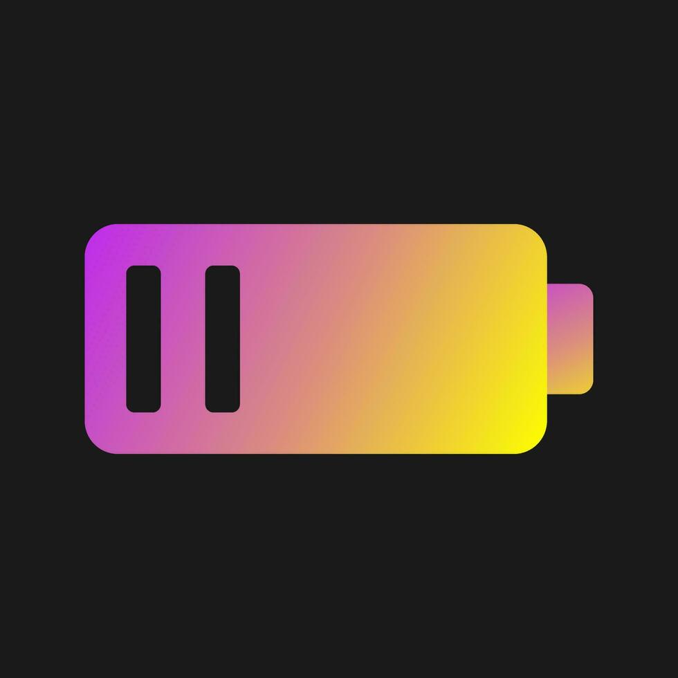 Low Battery Vector Icon
