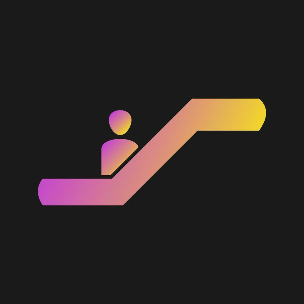 Escalator Vector Icon