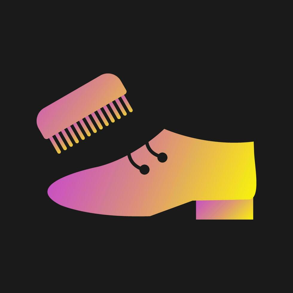 Shoe Polishing Vector Icon