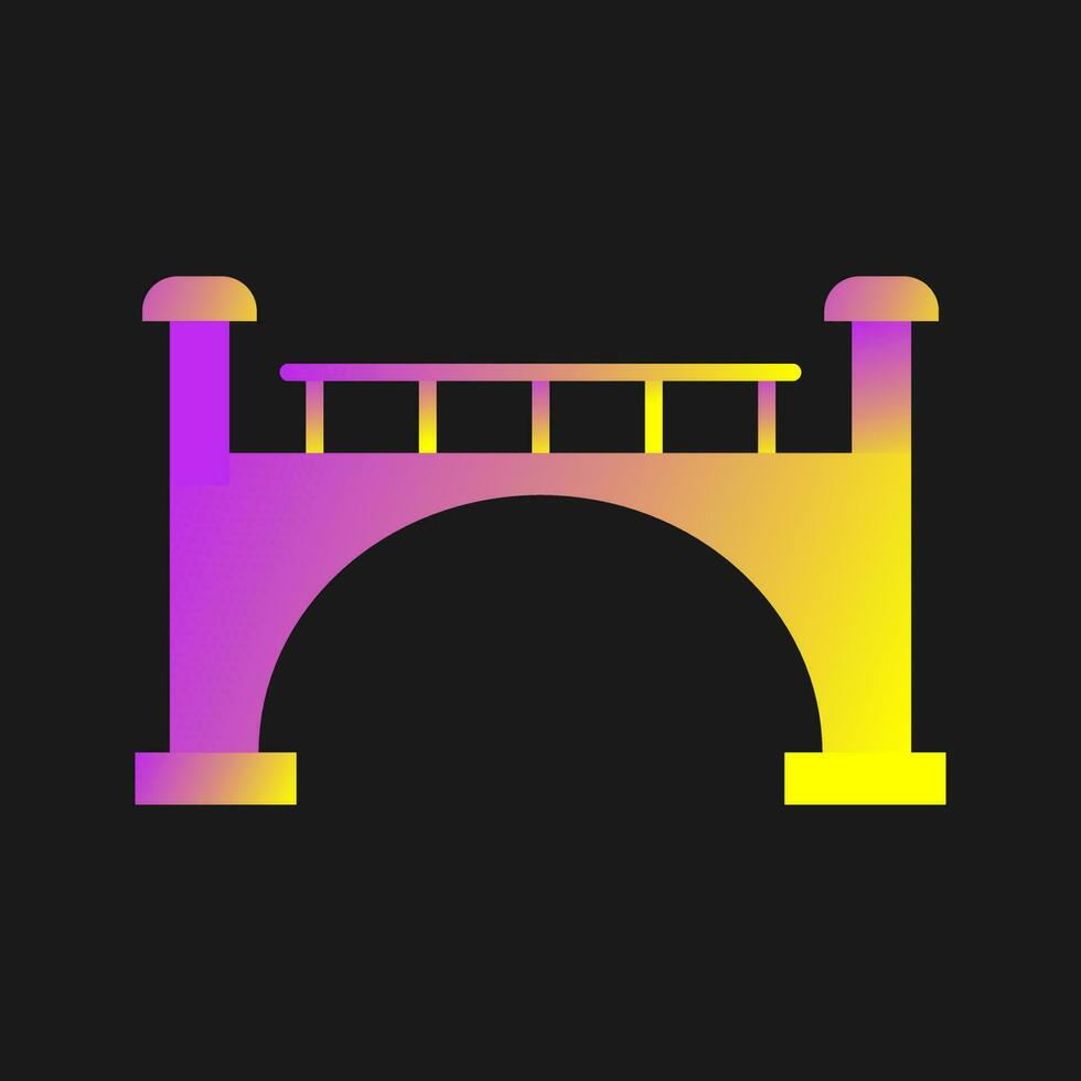 icono de vector de puente