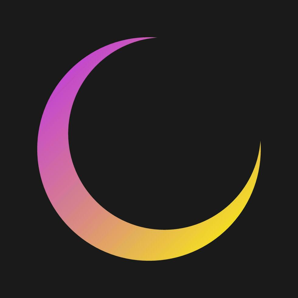 New Moon Vector Icon