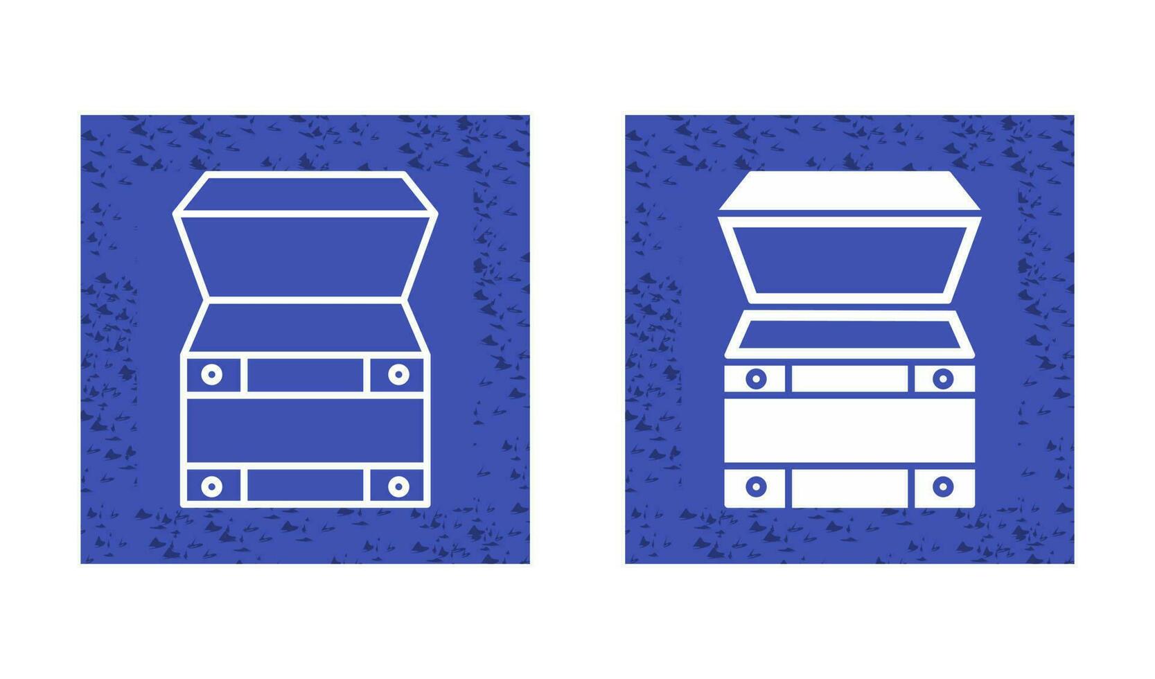 Open Treasure Box Vector Icon